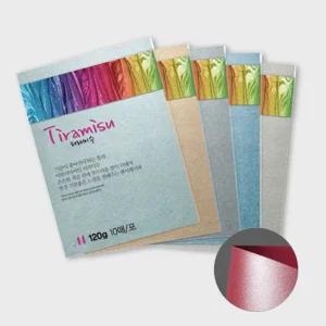 두성종이 티라미수 120G 10매 25색 팬시페이퍼 펄 프린터 칼라 복사지 색상지 인쇄 출력용지 싸개지 리플릿