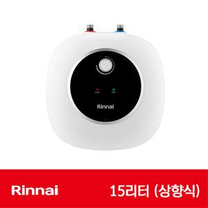 린나이 법랑 저장식 전기 온수기 15리터 상향식 바닥형 싱크대 카페 미용실 교체 설치 REW-U15INEJ