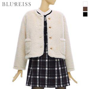 [블루레이스]금장버튼인조퍼라운드넥자켓_BI4W1JK1101