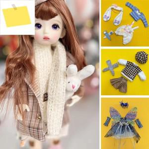 30cm bjd 구체관절 인형 옷, 변경 드레스 유니폼, 러블리 패션  스커트 액세서리, 16