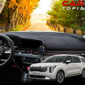 카니발 4세대 페이스리프트 벨벳 대쉬보드 커버 자동차 차량용 논슬립 대시보드 덮개