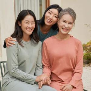 [컴포트랩] 모달 트임 롱 원피스