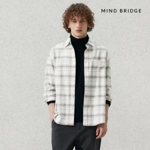 (택가 79,900원)마인드브릿지 [올데이]체크오버핏셔츠 MXWS7152