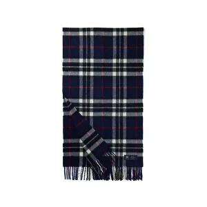 [아브라함 문]아브라함문 메리노울 숄 머플러 50cm - 네이비 톰슨