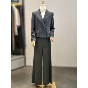 [갤러리아] ab.f.z 테일러드자켓 와이드팬츠 투피스 정장세트 ACZ4HJA2HPA2J