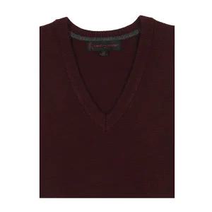 [로베르따디카메리노][로베르따디까메리노] ARNP 혼방 와인 V넥 베스트 RP3-L04-8 (P003722012)