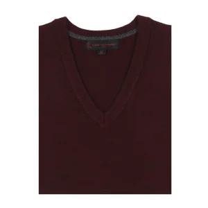 [로베르따디까메리노] ARNP 혼방 와인 V넥 베스트 RP3-L04-8