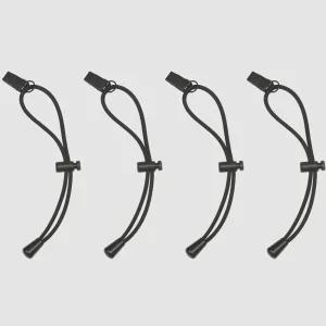 더블유오엔 바지 밑단 끌림방지 집게 블랙 4개
