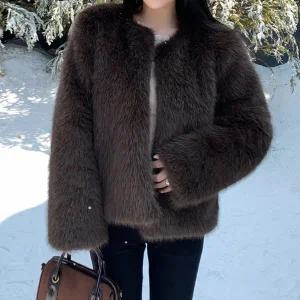 (예쎄) 인조모피 퍼 자켓(S5WJK006A)