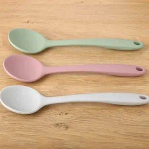 [콩심팥심]레스토랑스푼 실리콘숟가락 실리콘 요리스푼