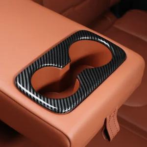 스포티지 NQ5 페이스리프트 용품 2열 컵홀더 커버 카본 레드 우드 몰딩 튜닝