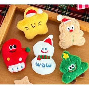 크리스마스 인형 브로치 산타 루돌프 겨울 뺏지 크리스마스선물 단체선물