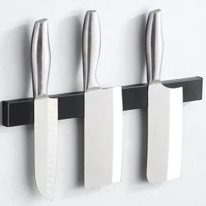 [골드스마일]스테인리스 자석 칼꽂이 주방 칼걸이 블랙