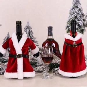[골드스마일]크리스마스 와인병 커버 파티용 병주머니 성탄절 장식 연말 소품