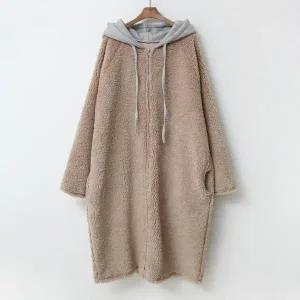 [아이우먼] 소프트덤블후드집업 EMC039M512 빅사이즈