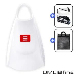 [DMC] 슈퍼핀 오리발 숏핀 화이트+스트랩+빅메쉬백