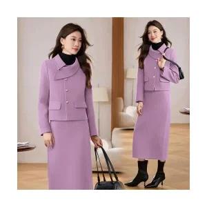 EAMT 여자 정장세트 겨울 모직 세트 패딩 도톰 원피스 투피스 EUNG4