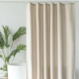 [골드스마일]패브릭 화장실 심플 욕실 샤워 커튼 커버 150x180cm