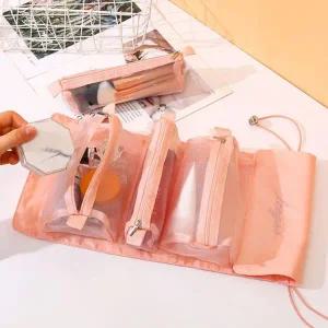 여행용 화장품 메이크업 수납 정리 롤 가방 파우치