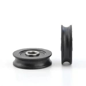 626RS 비표준 나일론 롤러 베어링 풀리 플라스틱 코팅 건설 도어 POM 창 서랍 휠 6x26x7MM