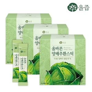 [올즙]올바른 양배추환스틱 30포 x 3박스 (총 90포)