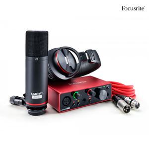 오디오인터페이스 포커스라이트 Scarlett SOLO Studio 스칼렛 솔로 스튜디오 3세대 패키지