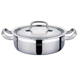 키친플라워 플래티나 누보 통3중냄비 전골냄비 20cm IH 인덕션겸용 안심스텐