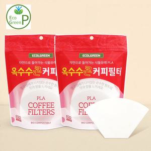 50매 펄프냄새,미세프라스틱 없는 칼리타 커피필터 여과지 4-7인용 핸드드립필터