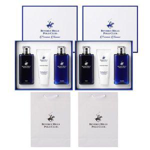 [비버리힐스폴로클럽] 프리미엄옴므 기초3종 2세트+선물용쇼핑백2개