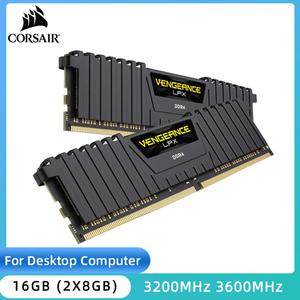 CORSAIR Vengeance LPX DDR4 메모리 키트 3600MHZ 3200Mhz DIMM RAM PC4-28800 25600 데스크탑 램 1.2V 288