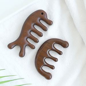 나무 종아리괄사 머리괄사 두피마사지 뭉친근육풀기 스트레칭