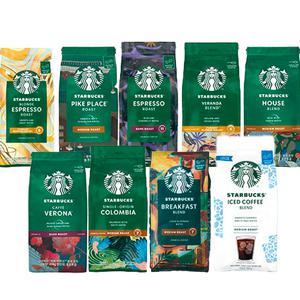 스타벅스 원두커피 택1 분쇄/홀빈 190g/200g 베란다/하우스/베로나/파이크/블론드/에스프레소/아이스
