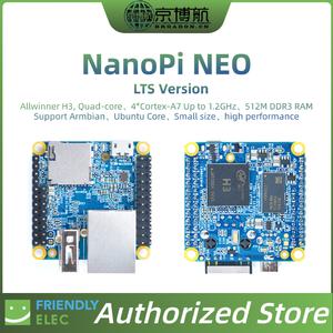 FriendlyELEC 나노파이 NEO Allwinner H3 개발 보드 쿼드 코어 Cortex-A7 DDR3 RAM 512MB 실행 우분투 데모