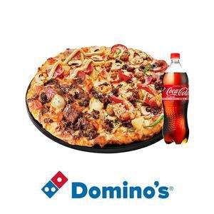 [도미노피자] (오리지널)베스트콰트로 M + 콜라 1.25L