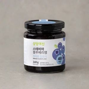 설탕대신 스테비아 블루베리잼 240g