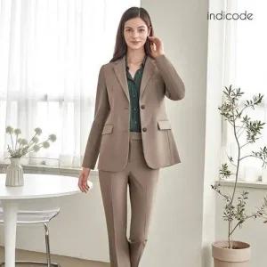 [인디코드] 블랙55)24FW 여성 라이크라 퍼펙트 스트레치 수트 2종_637971