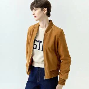 [ROBO] 로보 고트 스웨이드 봄버 레더재킷 1종