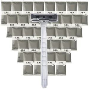 도루코 TNC200-1P 트윈 2중날 휴대용면도기 30개 개별포장 일회용 업소용 면도기