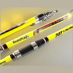 유정비어 고탄성 원투 낚시대 바다 갯바위 훌치기 방파제 핑크