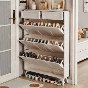 초슬림 좁은 현관 팝업 틈새 신발장 가정용 협고립 정리대