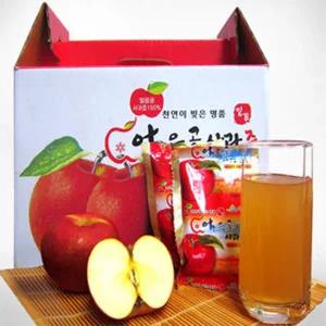 사과를 통째로 착즙한 밀양 얼음골 사과즙 110ml X 50포 1박스