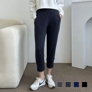 8부 짧은 여성운동바지 트레이닝팬츠 이지웨어 옷 상의 스포츠복