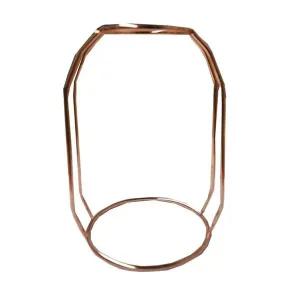 [셀러에이드]로즈 골드 메탈 와이어 화병 소형