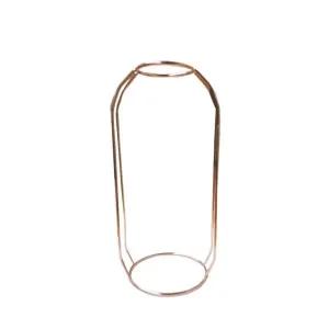 [셀러에이드]로즈 골드 메탈 와이어 화병 대형