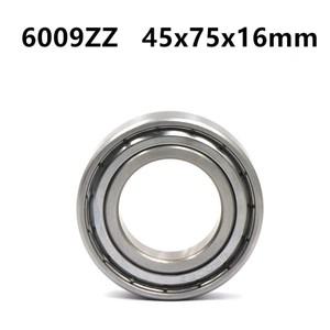깊은 홈 볼 베어링 6009 스틸 45x75x16mm 5 개