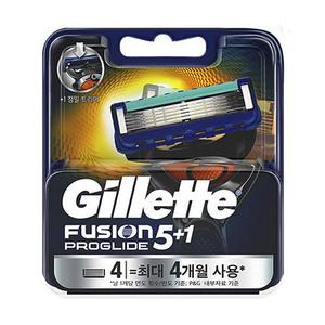 [질레트] 프로글라이드 매뉴얼 면도날 4입 무료배송