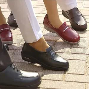 비버리힐즈폴로클럽 관절만세 에어볼 컴포트화 여성 천연 소가죽화 신발 구두 로퍼 효도화 컴포트화 여성화