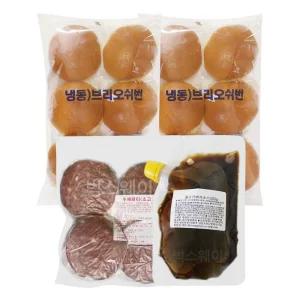 브리오쉬번 소불고기버거 만들기세트 10인분 /햄버거