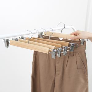 프리미엄 원목 집게 바지걸이 20개
