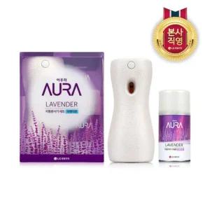 AURA 자동분사 방향제 기기+ 라벤더